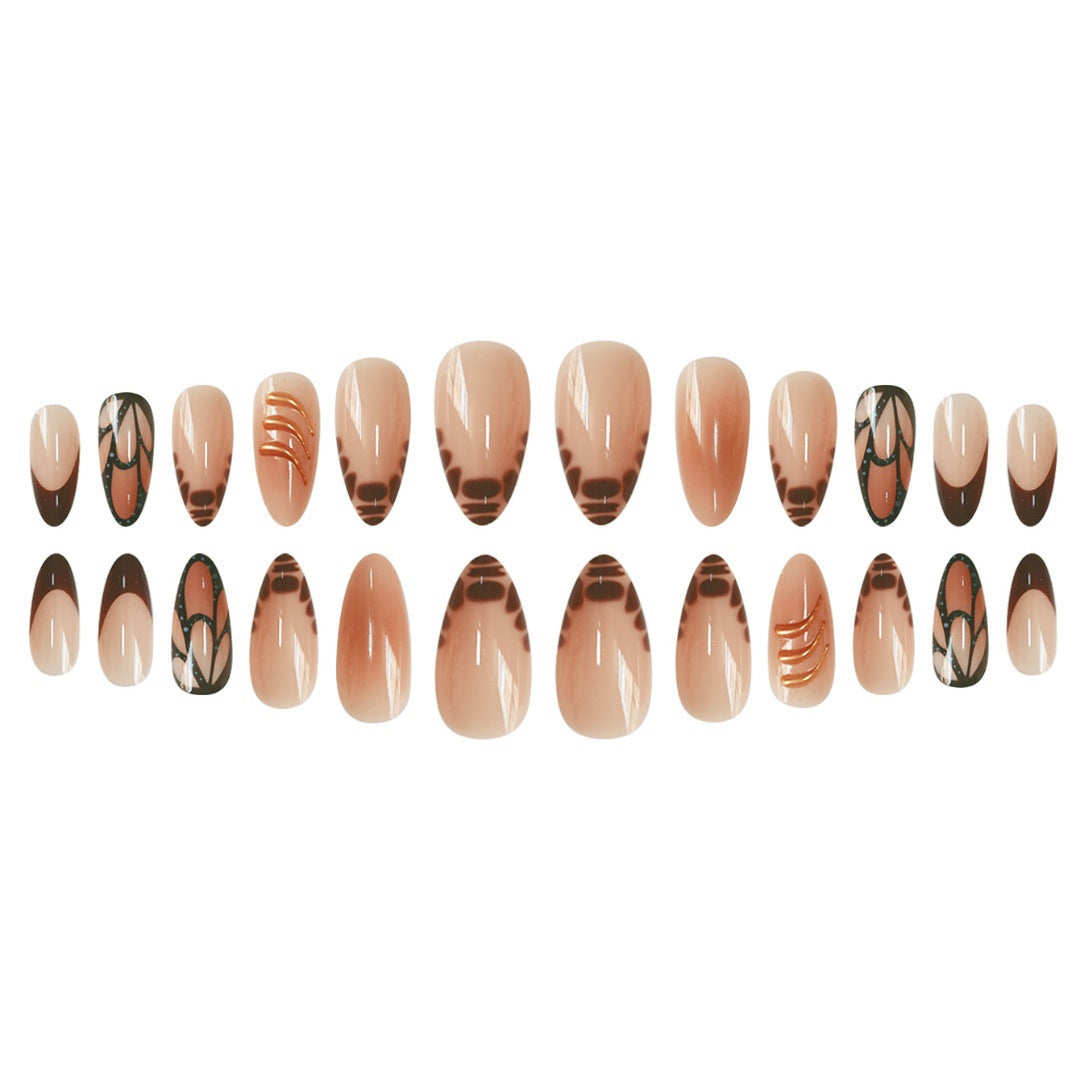Chic Dekorative Druck-Ne Nail Art Karnz
