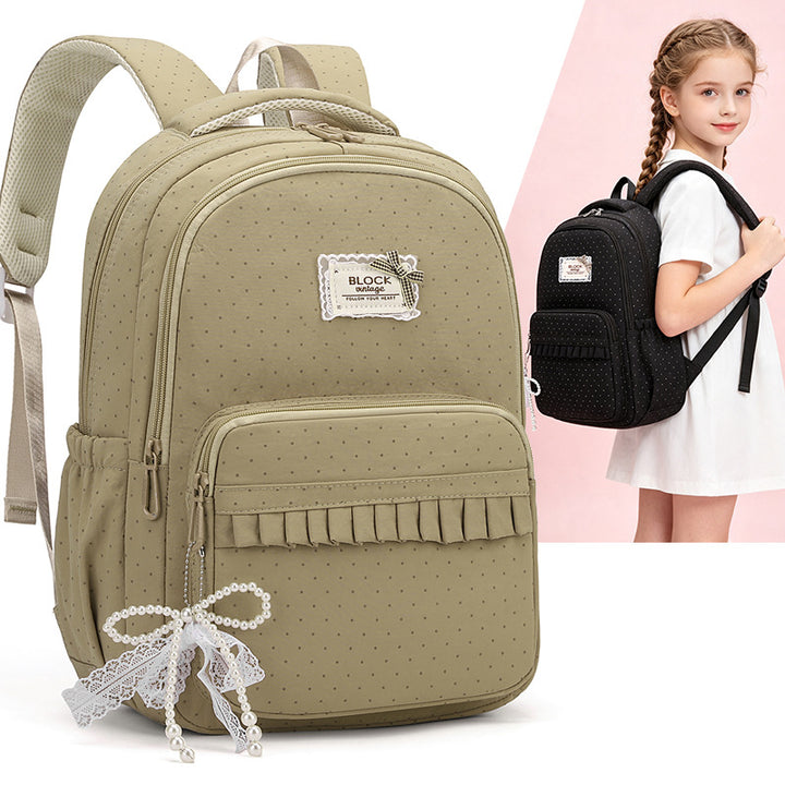 Dekorativer gepunkteter Rucksack Karnz