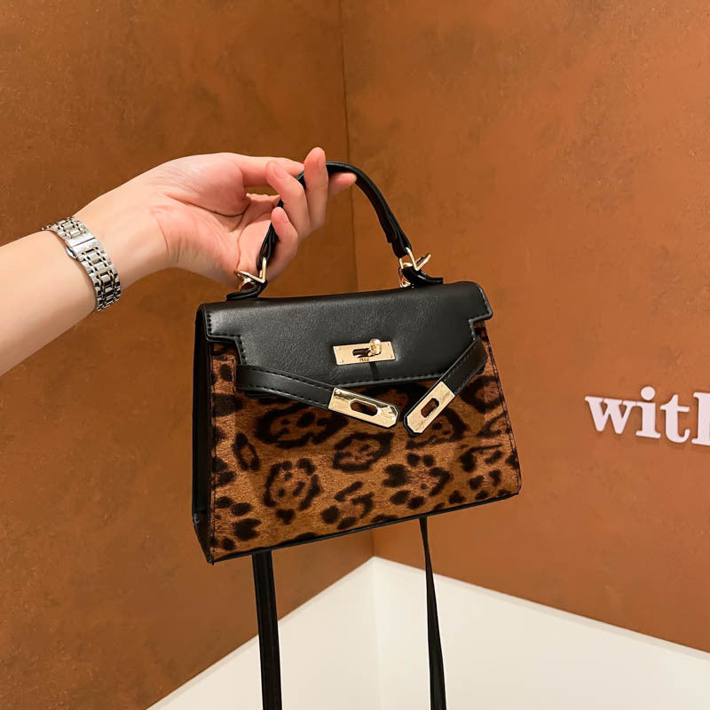 Tierdruck Strukturierte Handtasche