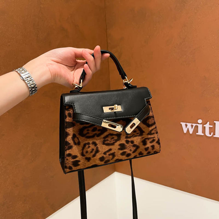 Tierdruck Strukturierte Handtasche