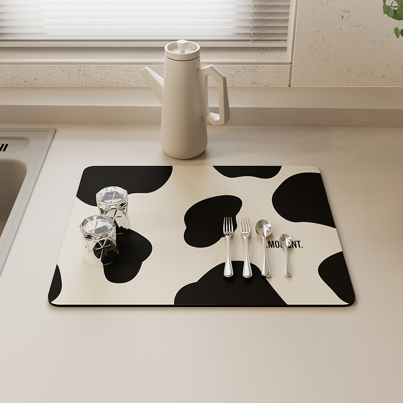 Stylische Leder Tischsets