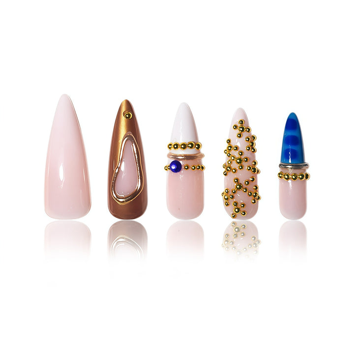 Künstlerische Glamour Nagelverlängerungen Karnz
