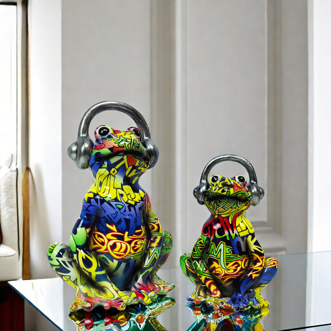 Musikalische Froschskulptur Karnz