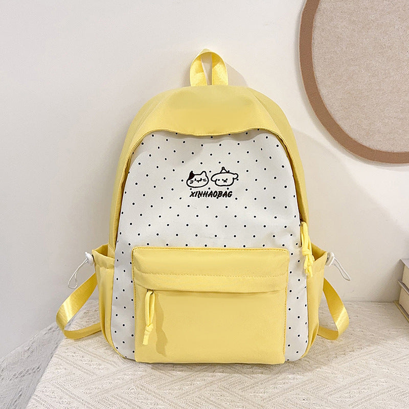 Lässiger Pünktchen Rucksack