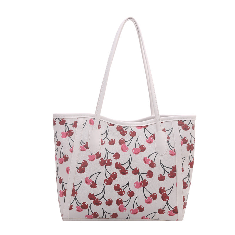 Kirsch-Print Tragetasche