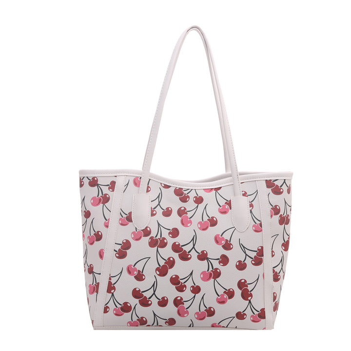 Kirsch-Print Tragetasche