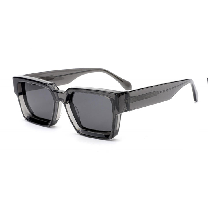 Damen modische Sonnenbrille im stilvollen Design mit breitem Rahmen Karnz