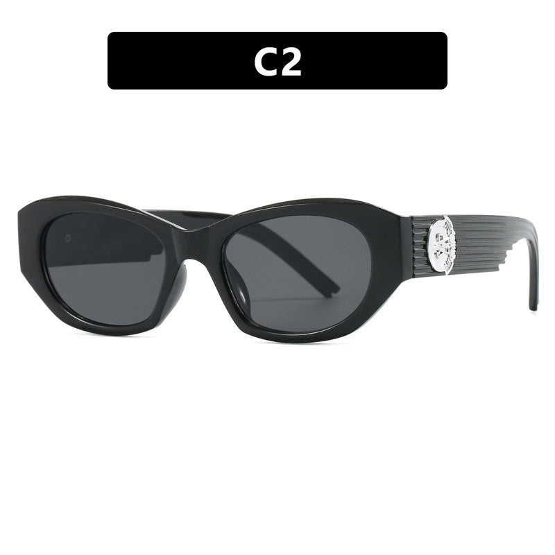 Damen modische Cat-Eye Sonnenbrille mit markantem Design und luxuriösen Details Karnz