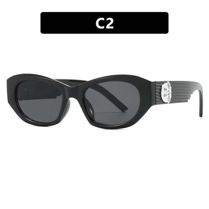 Damen modische Cat-Eye Sonnenbrille mit markantem Design und luxuriösen Details Karnz