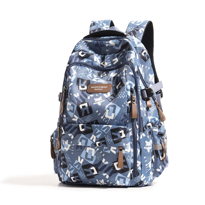 Stylischer Mehrfachfächer Grafikdruck Rucksack Karnz