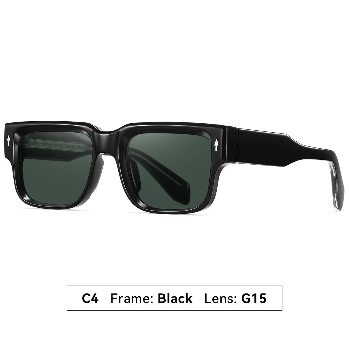 Damen Sonnenbrille im modernen, kantigen Design Karnz