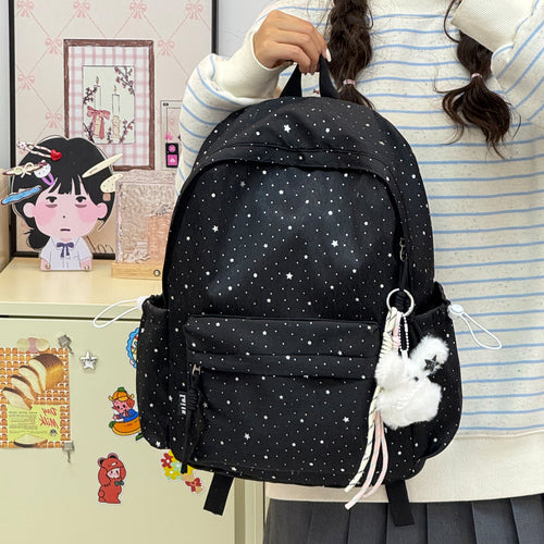 Stylische Multi-Taschen Freizeit-Rucksack mit niedlichen Akzenten Karnz