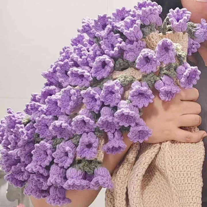 Handgefertigte Blumen-Häkelarbeit