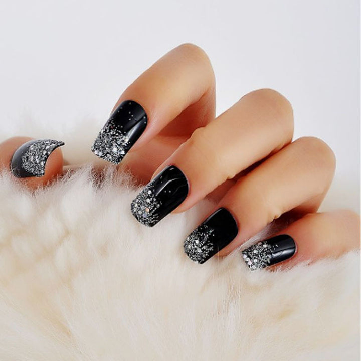 Glitzernde Nagelkunst Aufkleber Karnz