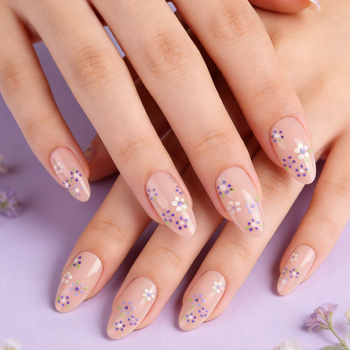 Blumen Design Press-On Nail Art Set Karnz 1787543104