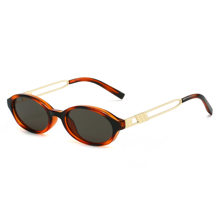 Chic Ovalrahmen Sonnenbrille Karnz