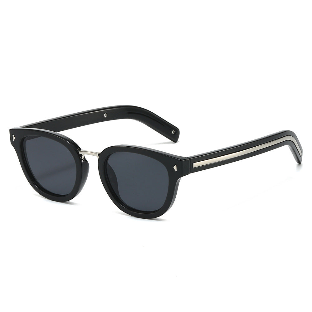 Klassische Oversized Katzenaugen-Sonnenbrille Karnz