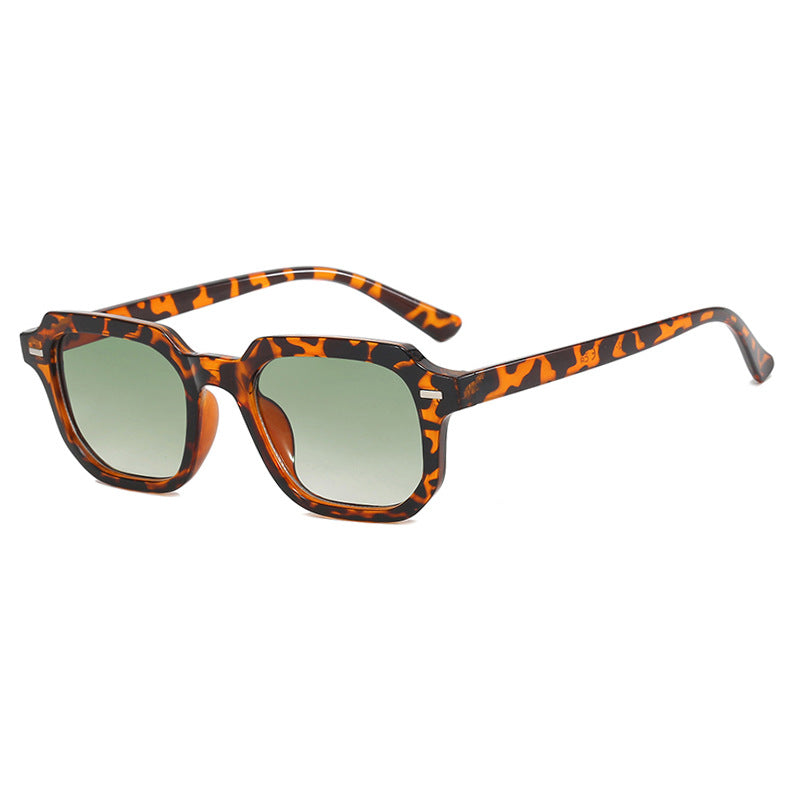 Damen quadratische Sonnenbrille mit stilvoller Rahmenstruktur und UV-Schutz Karnz