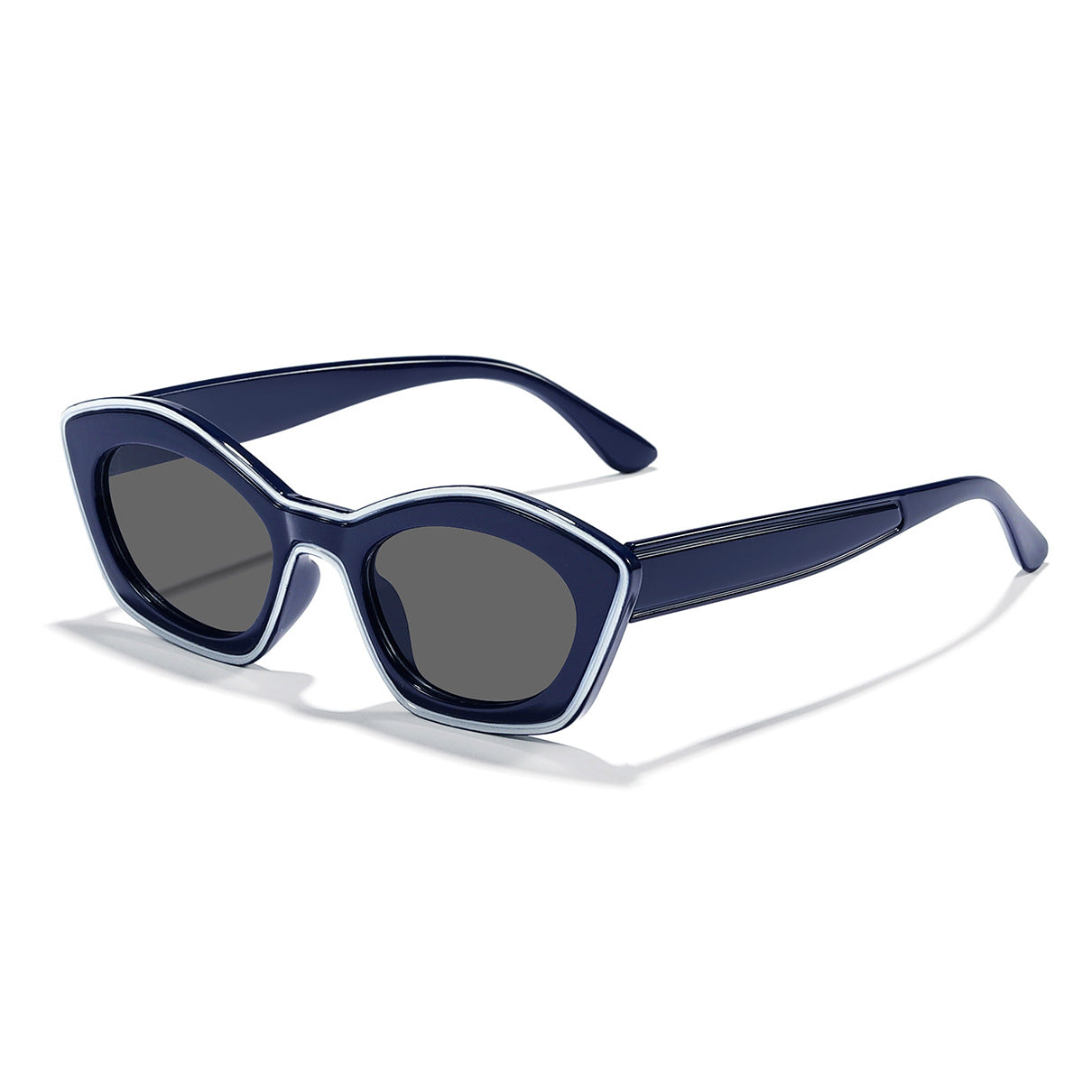 Damen modische Sonnenbrille mit elegantem Rahmen und trendigem Design Karnz