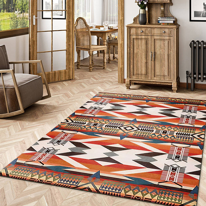 Vintage-inspirierten geometrischen Teppich