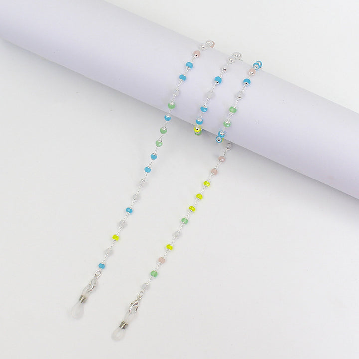 Stylische Perlen-Brillen-Kette Karnz