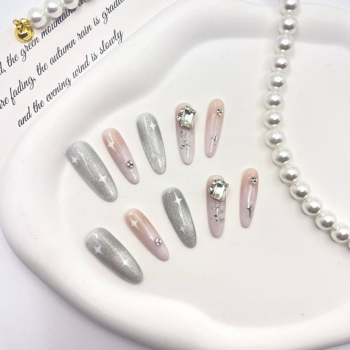 Glitzerndes Nagelkunst-Design-Set