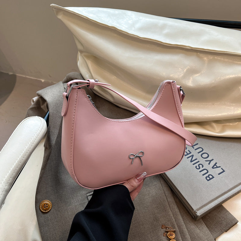 Chic Schleife-Akzent Handtasche
