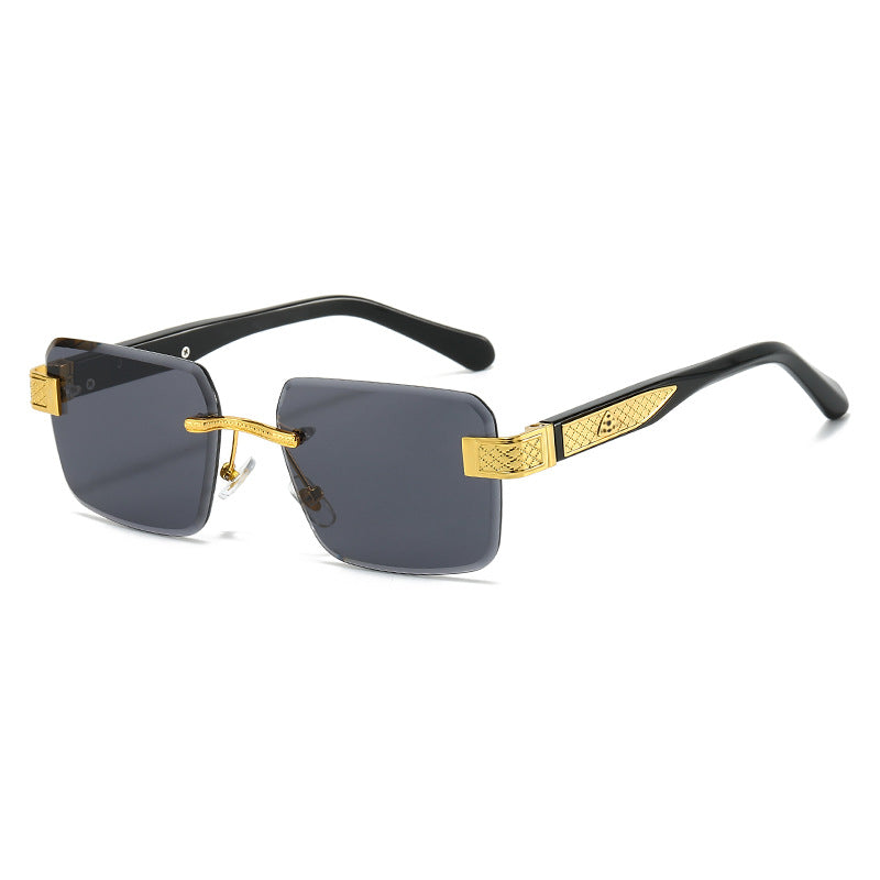 Damen elegante Sonnenbrille mit luxuriösem, glitzerndem Rahmen Karnz