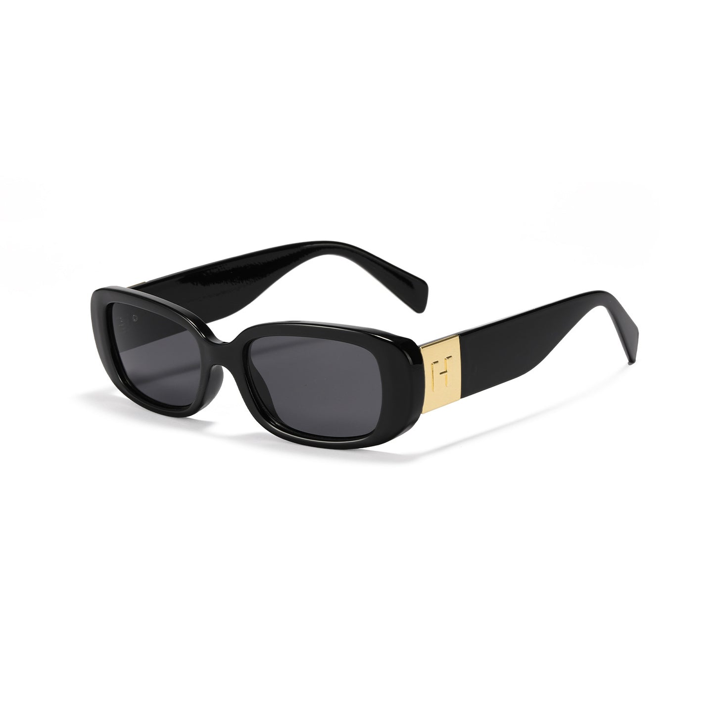 Damen modische Sonnenbrille mit ergonomischem Kunststoffrahmen und breiten UV-Schutz Gläsern Karnz
