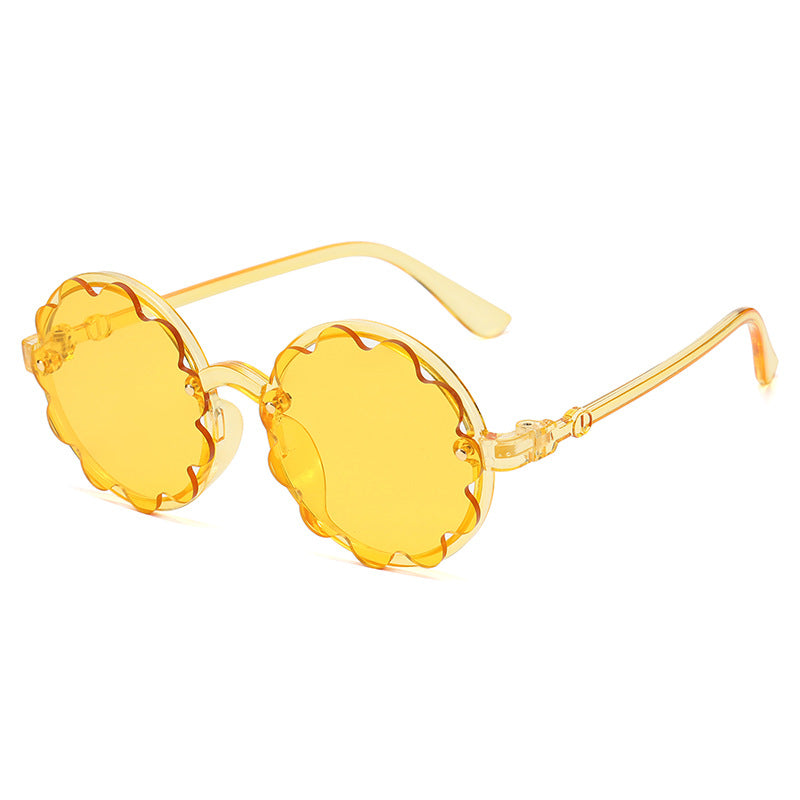 Damen verspielte Sonnenbrille mit floralem Design Karnz