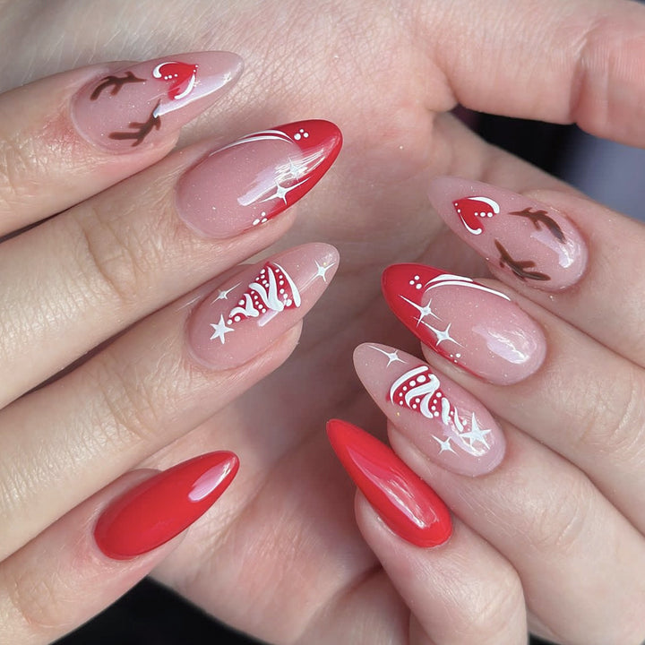 Festliches Nagelkunstdesign Karnz