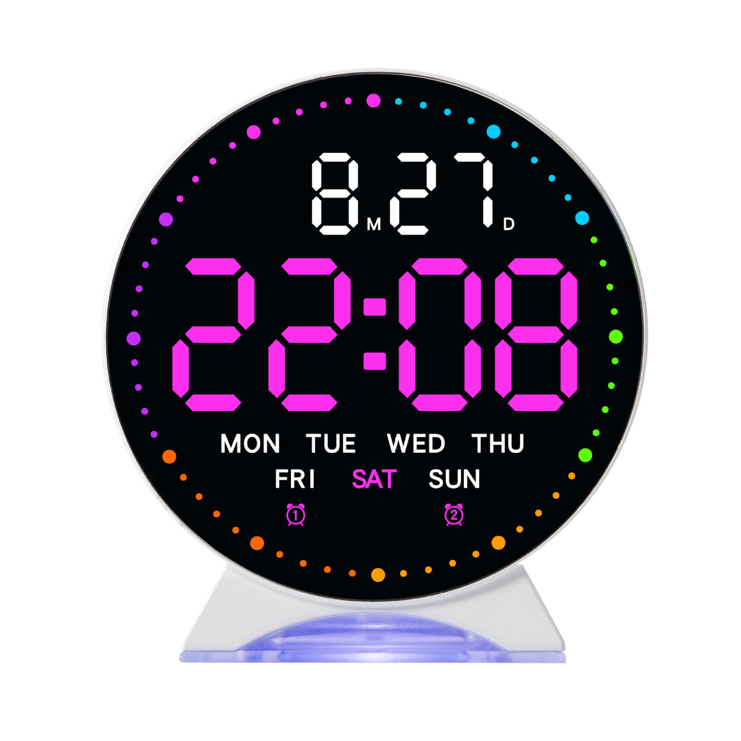 Digitaler Wecker mit Großer Led-Anzeige und Multifunktionalem Display Karnz
