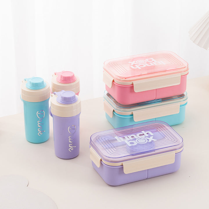 Dual-Compartment Meal Prep Lunch Box