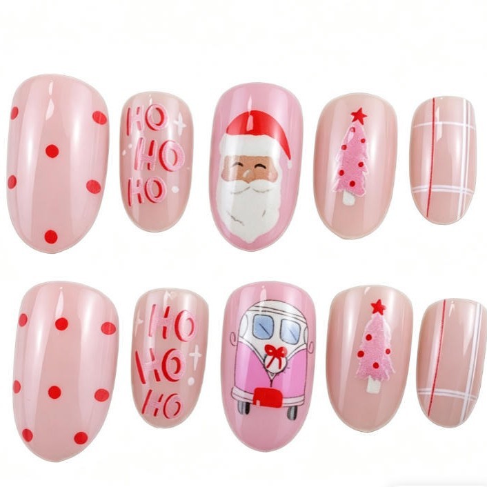 Kreatives Nagelkunst Set mit weihnachtlichen Motiven Karnz