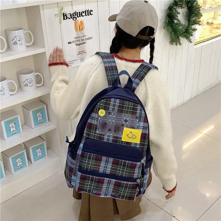 Cartoonfigur Rucksack