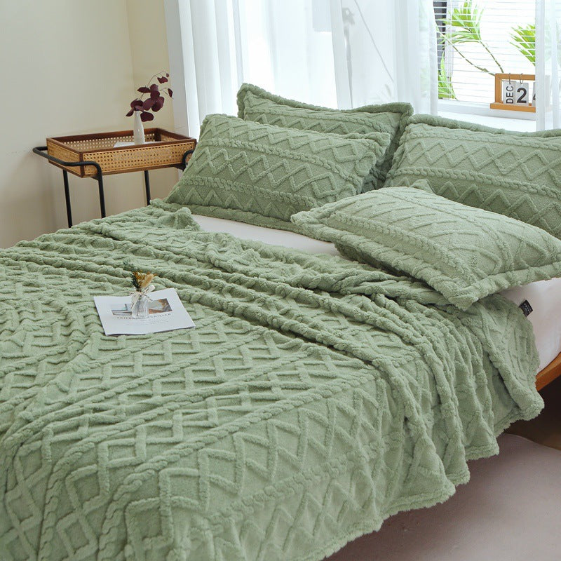 Strukturierte dekorative Wurfdecke Karnz