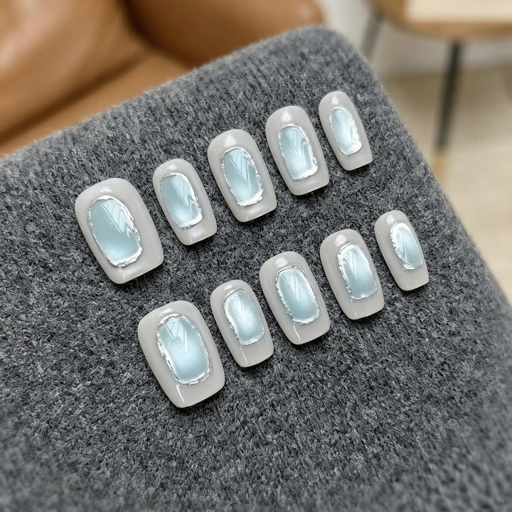 Luxuriöses Glänzendes Press-On Nail Set