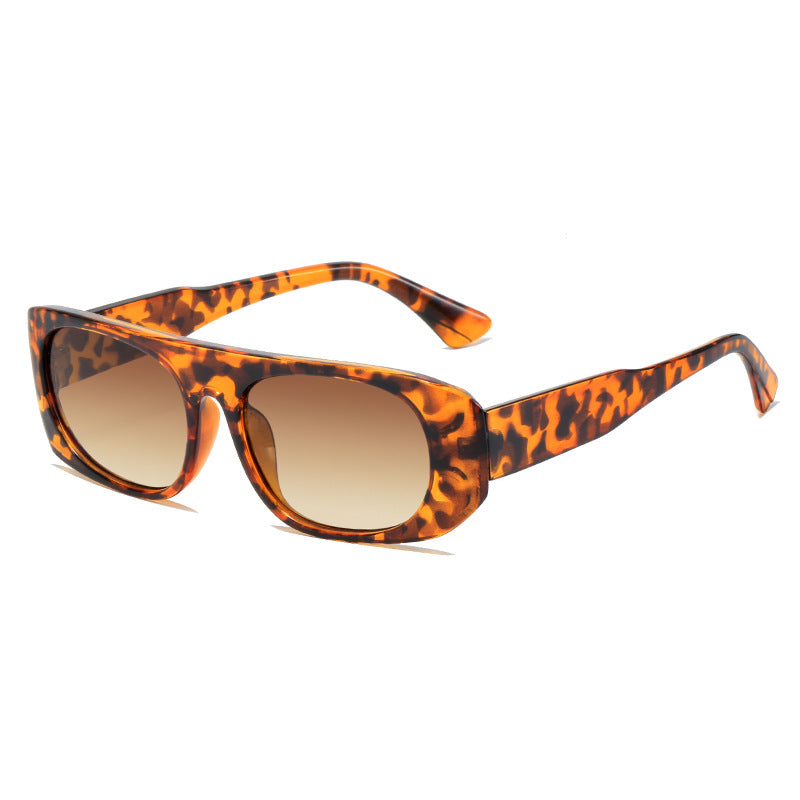 Damen modische Sonnenbrille im eleganten Schilddesign Karnz