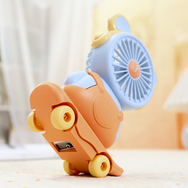 Damen Tragbarer Mini-Ventilator im kreativen Tierdesign Karnz