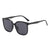 Damen moderne Quadratische Sonnenbrille mit UV-Schutz und schmalen Bügeln Karnz