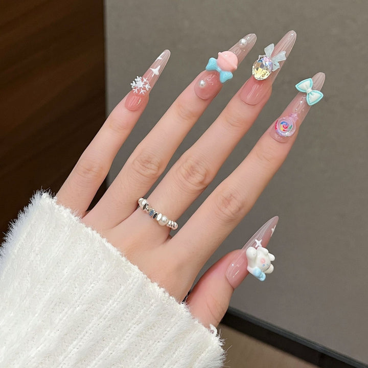 Dekoratives 3D Charakter Nail Art Set Karnz