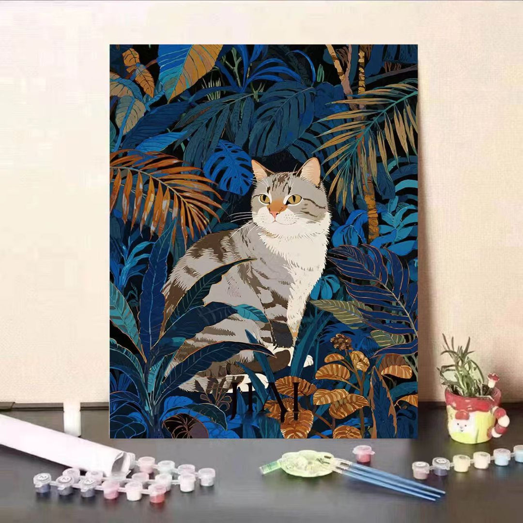 Kat-Themen Malen nach Zahlen Kunstset Karnz