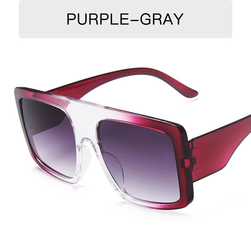 Damen oversized Sonnenbrille mit markantem Leopardenmuster Karnz