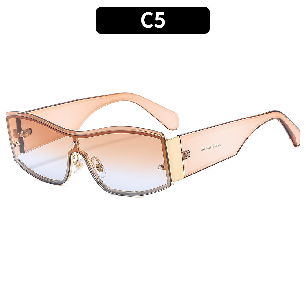 Damen Modische Sonnenbrille mit markantem Design und robustem Rahmen Karnz