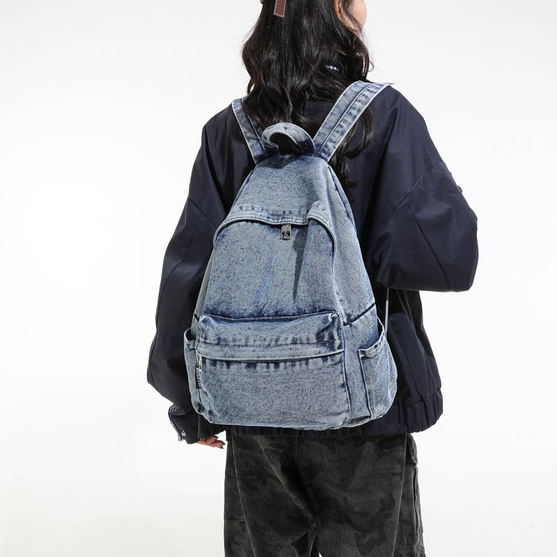 Trendiger Freizeit-Denim-Rucksack Karnz