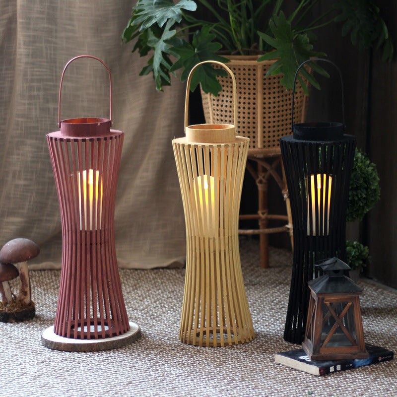 Moderne Laterne mit geflochtenem Design Karnz