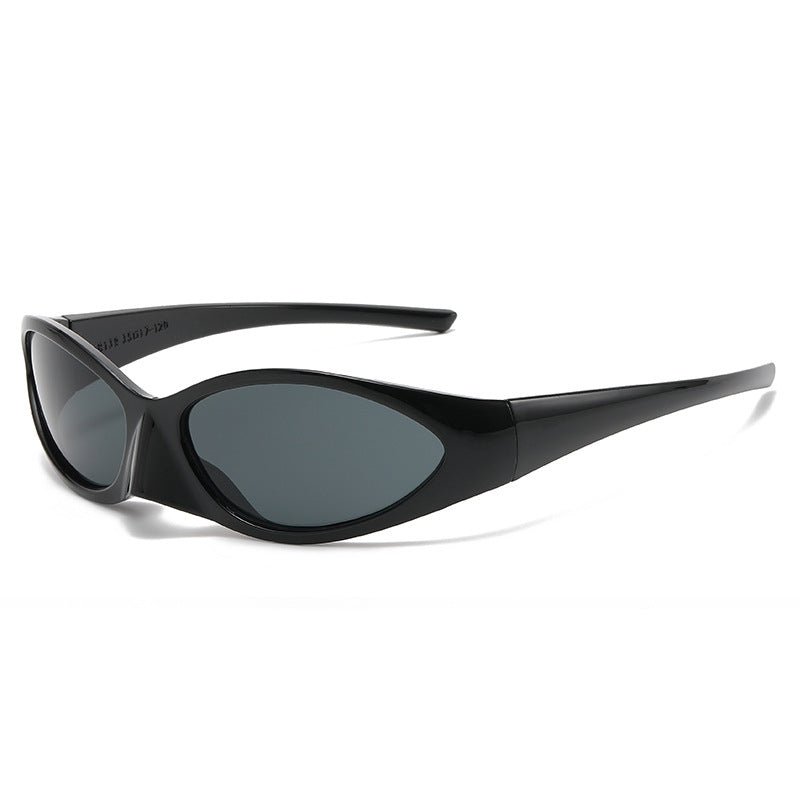 Damen Sportliche Sonnenbrille mit aerodynamic Design Karnz