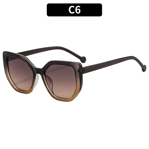 Übergroße geometrische Sonnenbrille Alltagsstil