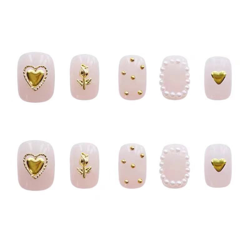 Luxuriöses Dekoratives Press-On Nagelset