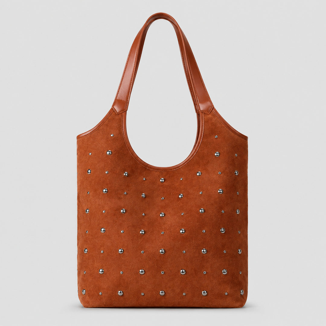 Elegante Wildleder Schultertasche